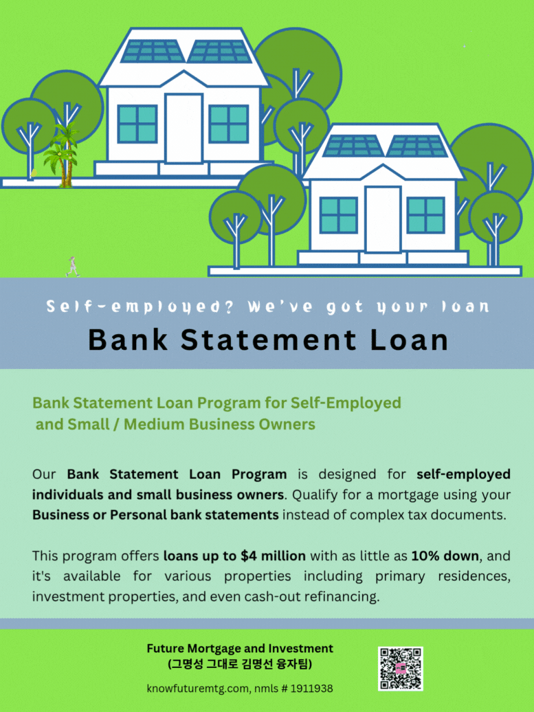 Self-employed Loan Brochure bank statements for a home loan