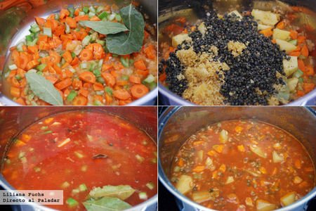 Paso A Paso Alubias Carilla Con Pulpo Picante