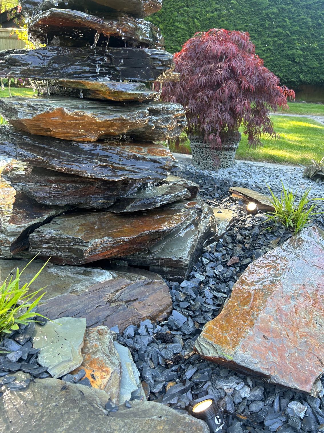 Water Feature Lighting Ideas