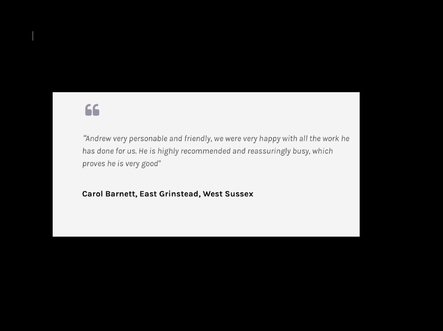 Nicholas Electrical East Grinstead Electrician