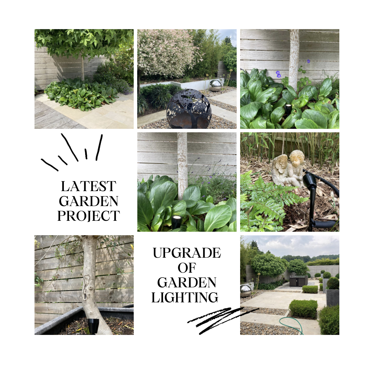 Garden Lighting Upgrade, Garden Lighting, Outdoor Lighting,