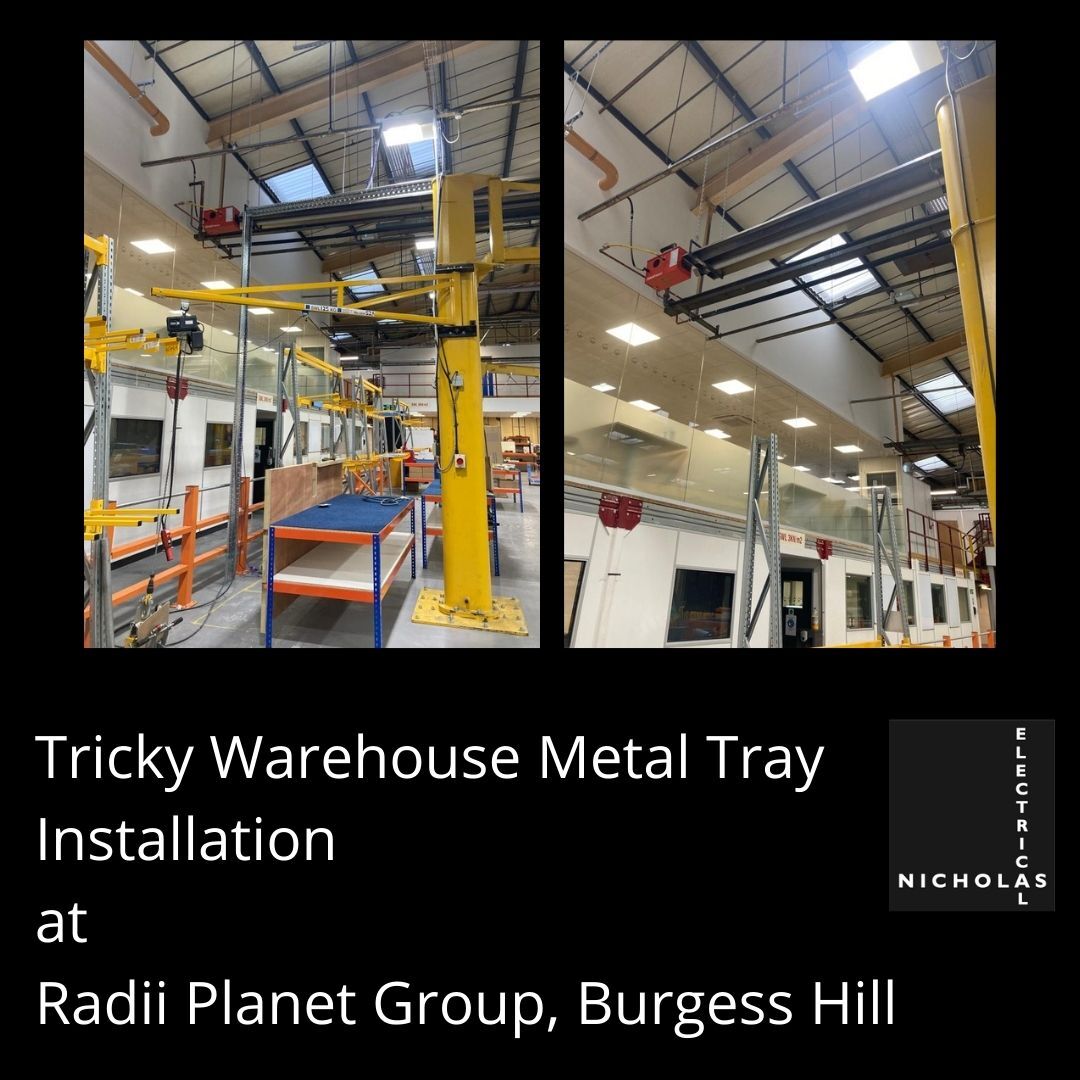 Warehouse Metal Tray Installation