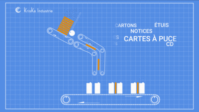 Dépilage dans un lot de briques