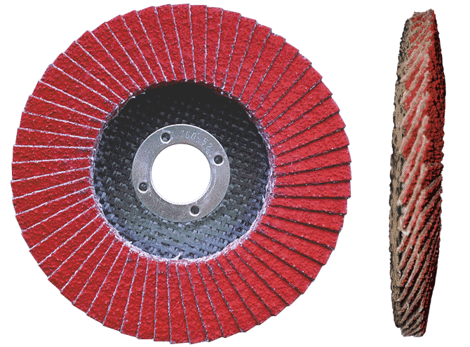 Fächerschleifteller in gerader Ausführung mit Glasgeweberücken und hochwirksamen Keramikkorn. Das Keramikkorn schärft sich immer wieder von selbst an und erreicht dadurch eine außergewöhnliche Schleifleistung. Unser Premiumprodukt mit besonders hoher Abtragsleistung überzeugt durch geringes Zuschmieren und einem kühlen Schliff.
Einsatzgebiet
Extrem harte Oberflächen, wie hochlegierte Stähle, Chrom- und Chrom-Nickel-Verbindungen, Nickel- und Titanlegierungen.