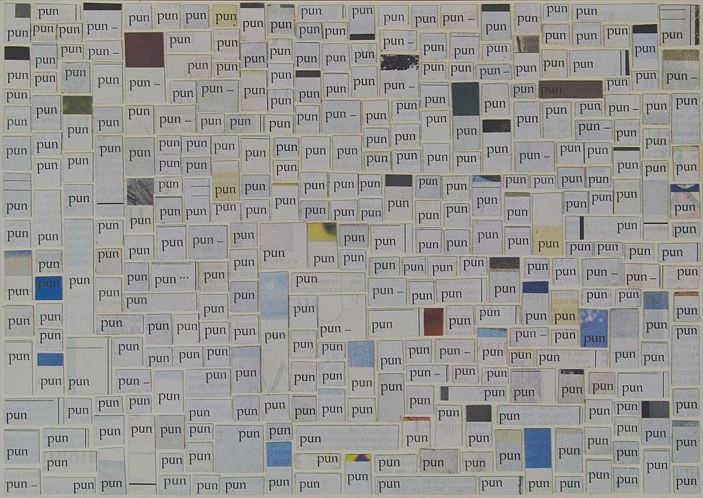 „pun“ – gedrehte Klein-Collage, aus „und“ wird „pun“.