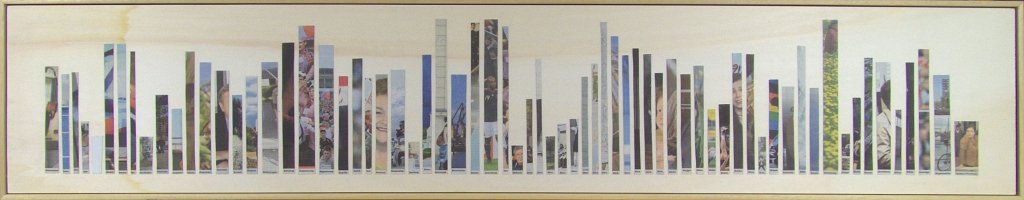 Nomen eines Monats, Buchstabe B. Collage von Carsten Schneider