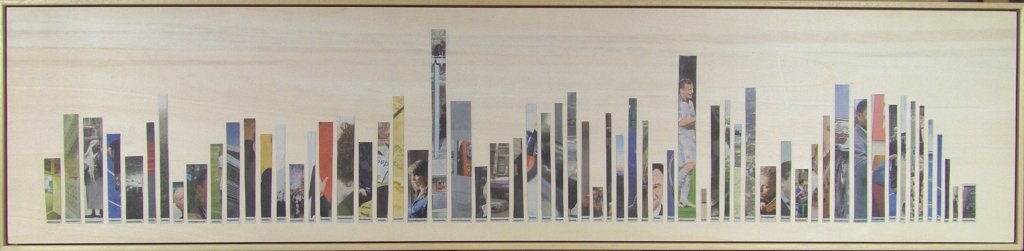 Nomen eines Monats, Buchstabe G. Collage von Carsten Schneider