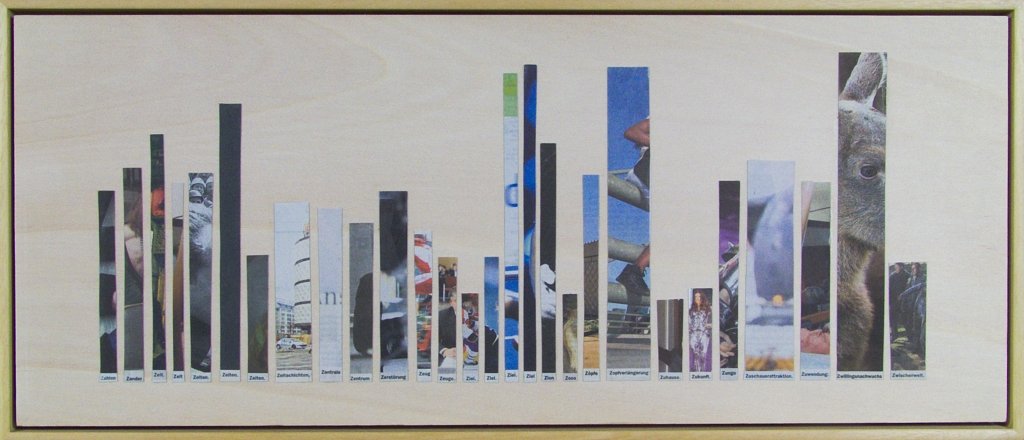 Nomen eines Monats, Anfangsbuchstabe Z. Collage von Carsten Schneider