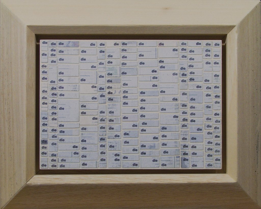 die/die/die klein. Zeitungscollage von Carsten Schneider