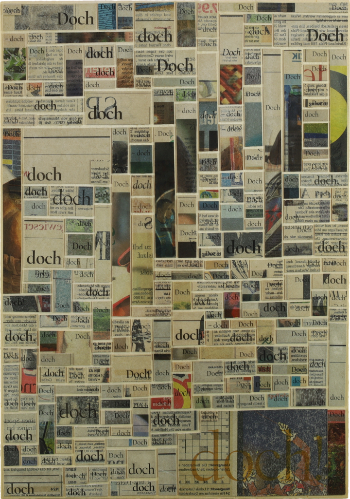 Zweite Collage aus dem Wort