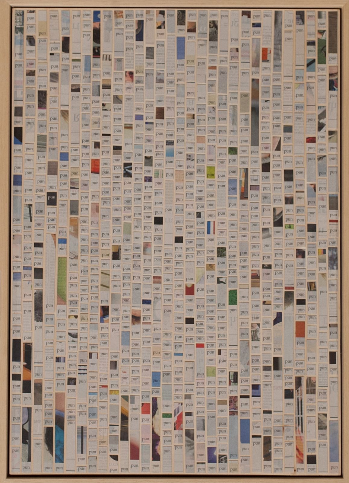 pun. Zeitungscollage von Carsten Schneider