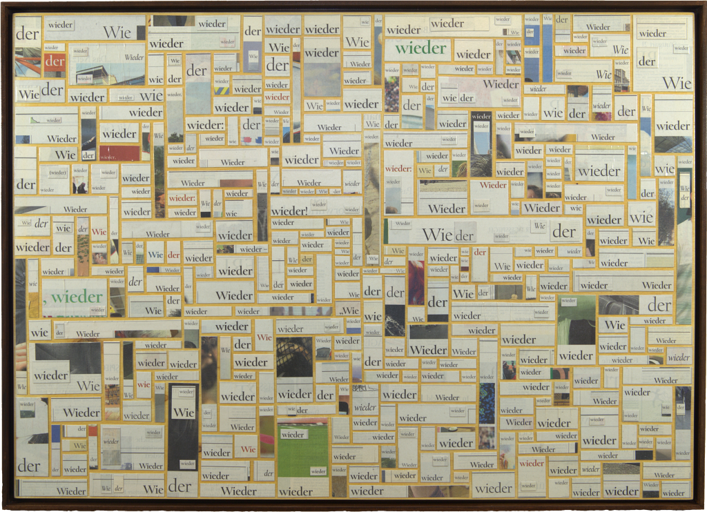 Zeitungscollage von Carsten Schneider