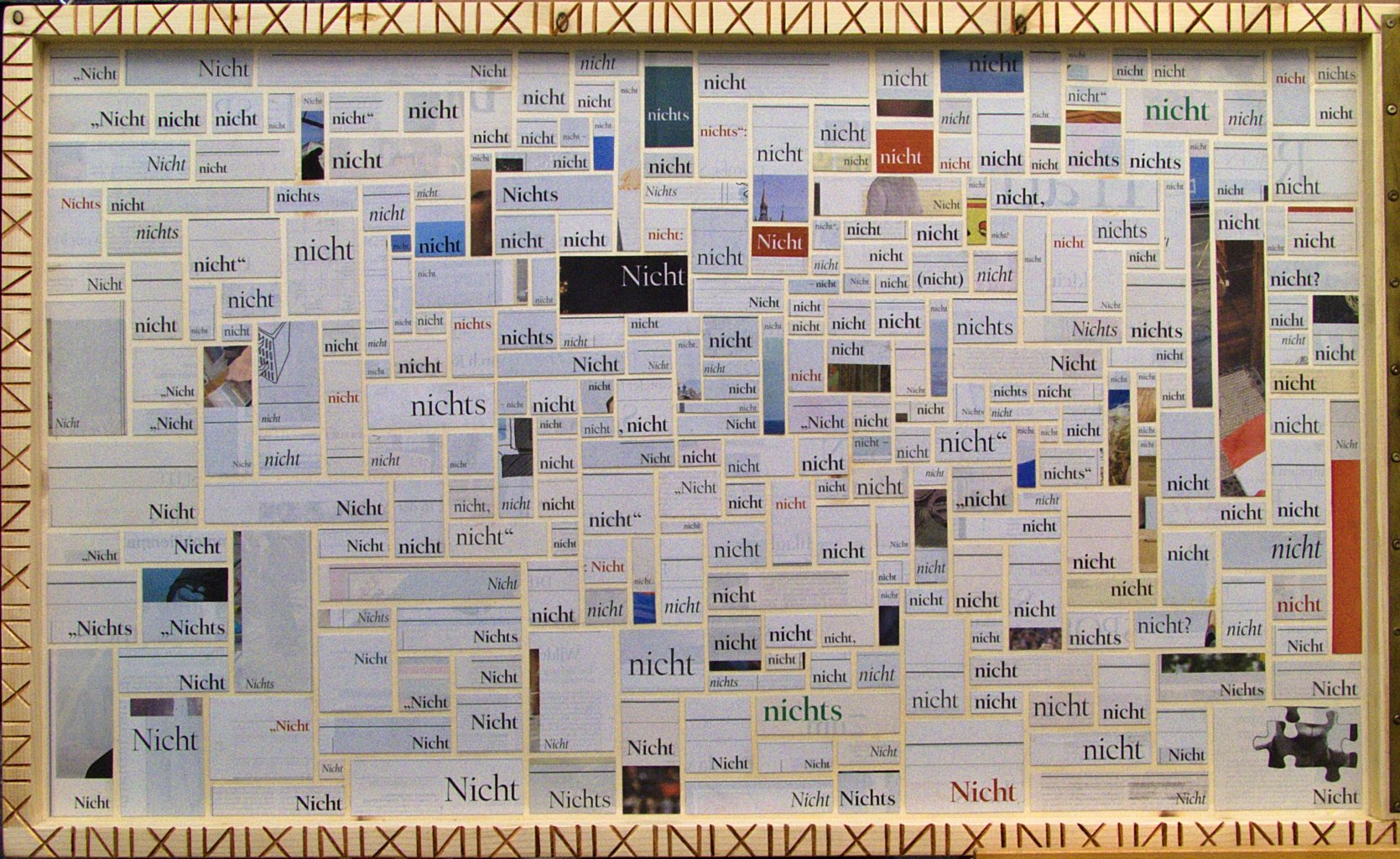 Zeitungscollage von Carsten Schneider