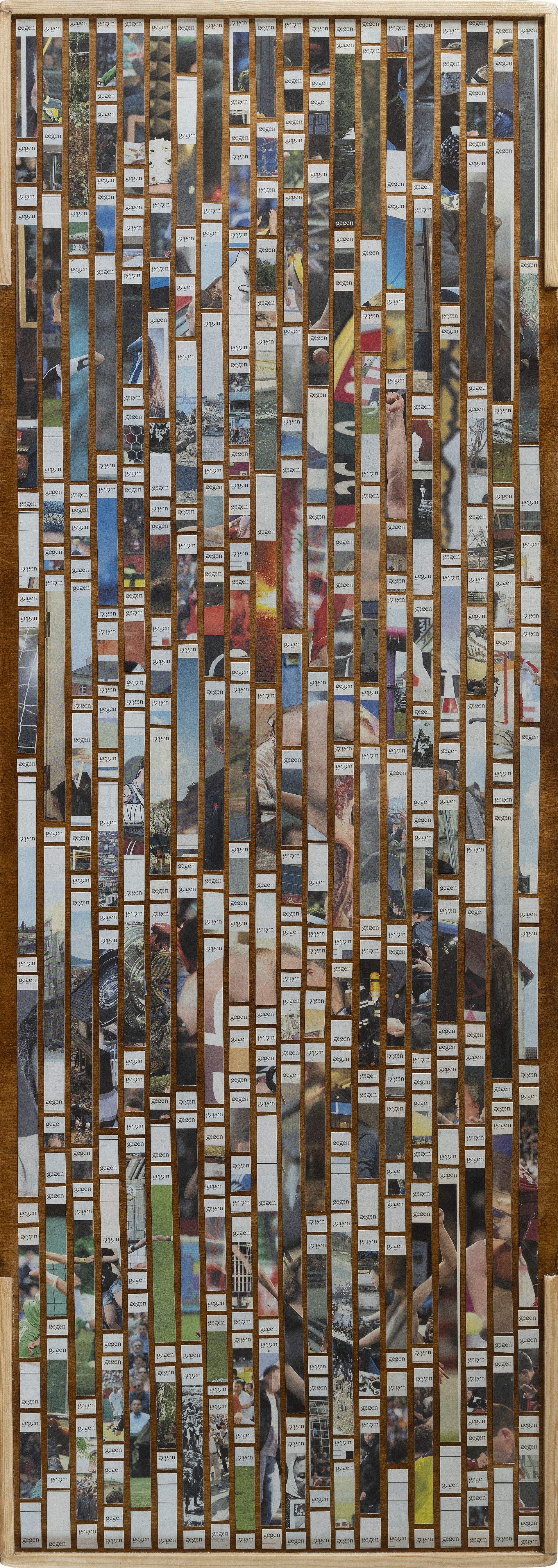 Collage aus dem Wort