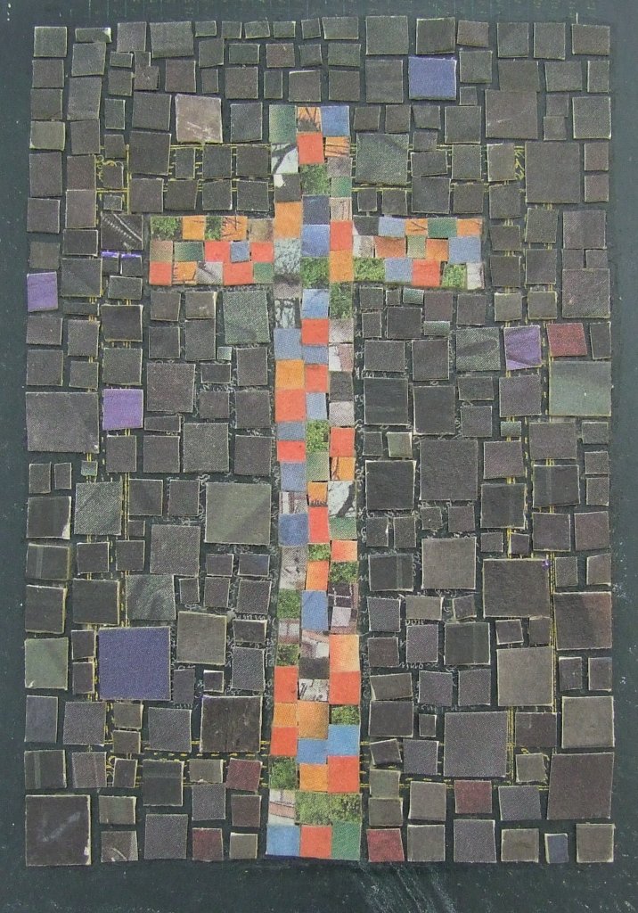 Kreuzcollage von Carsten Schneider