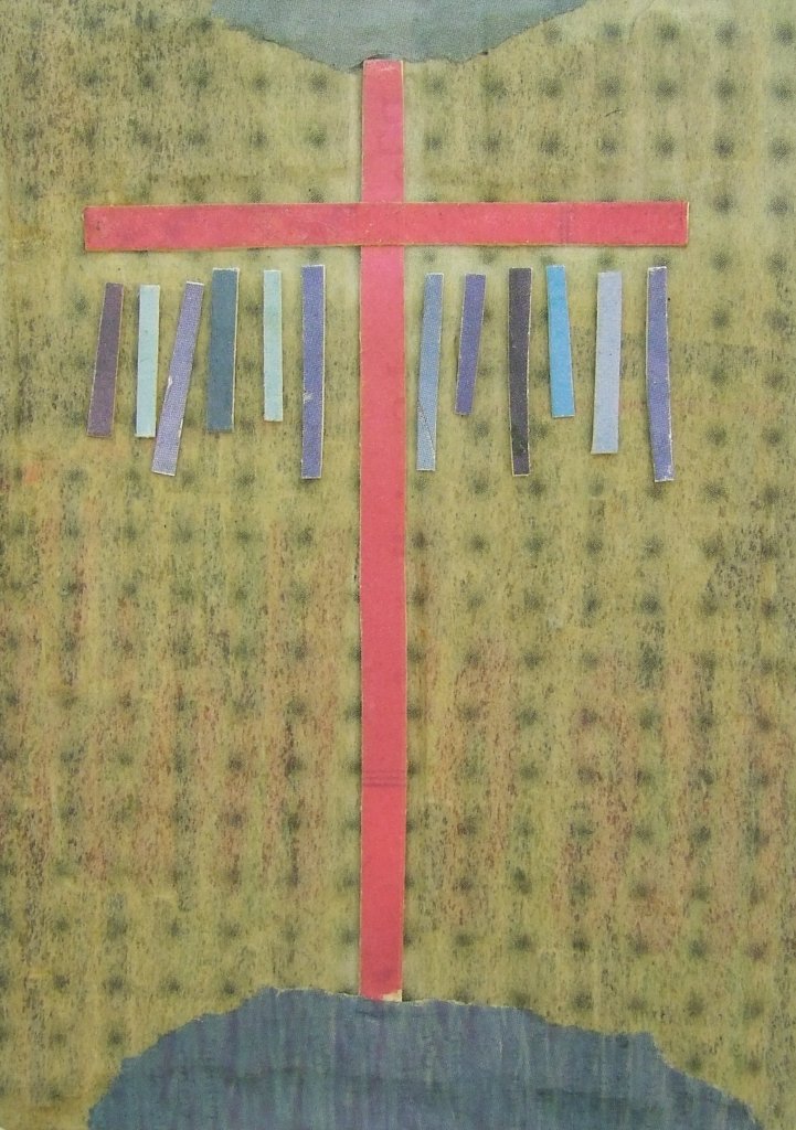 Kleine Kreuzcollage Nummer 94 von Carsten Schneider