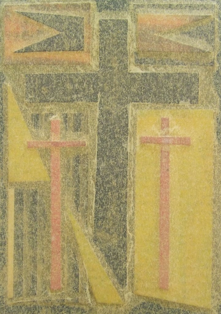 Kleine Kreuzcollage Nummer 98 von Carsten Schneider