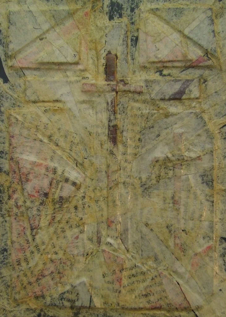 Kleine Kreuzcollage Nummer 99 von Carsten Schneider