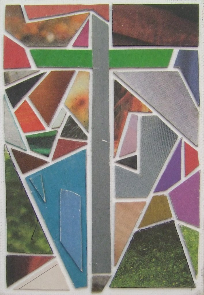 Kleine Kreuzcollage Nummer 103 von Carsten Schneider