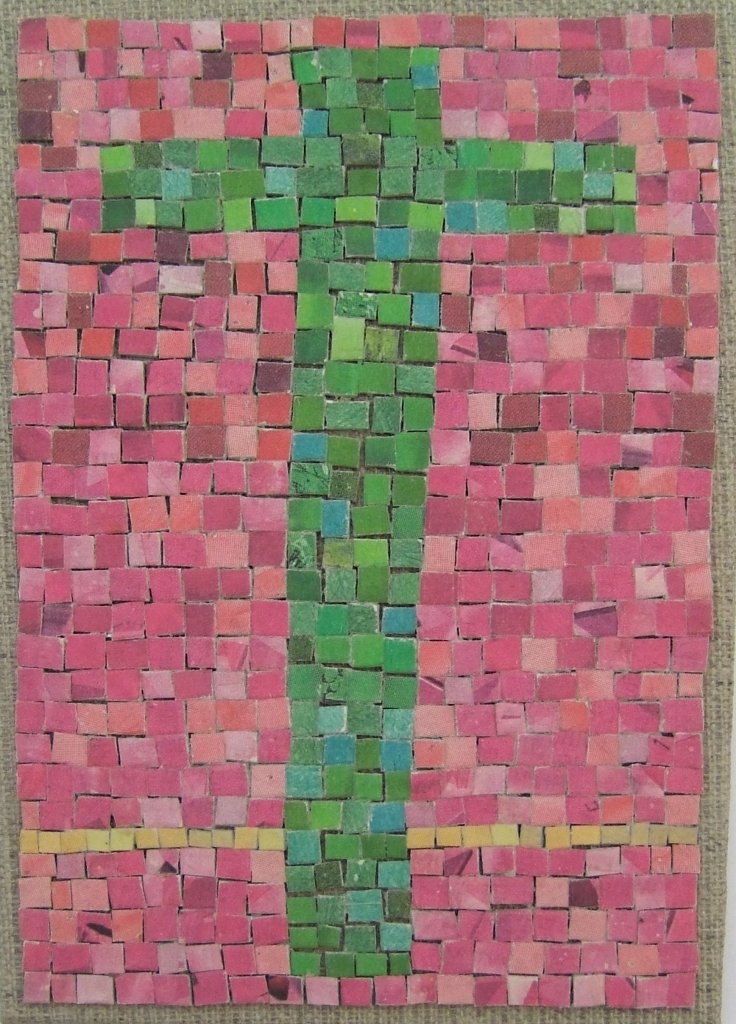 Kleine Kreuzcollage Nummer 105 von Carsten Schneider