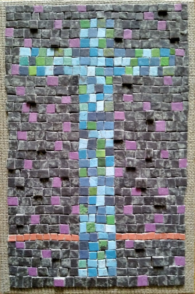 Kleine Kreuzcollage Nummer 106 von Carsten Schneider