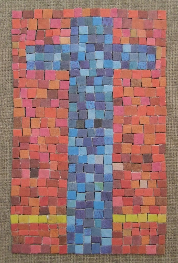 Kleine Kreuzcollage Nummer 107 von Carsten Schneider