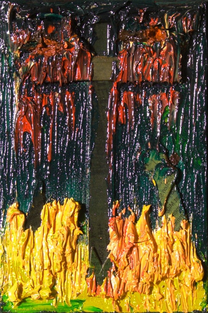 Kleine Kreuzcollage Nummer 109 von Carsten Schneider