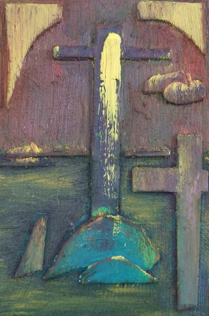 Kleine Kreuzcollage Nummer 110 von Carsten Schneider