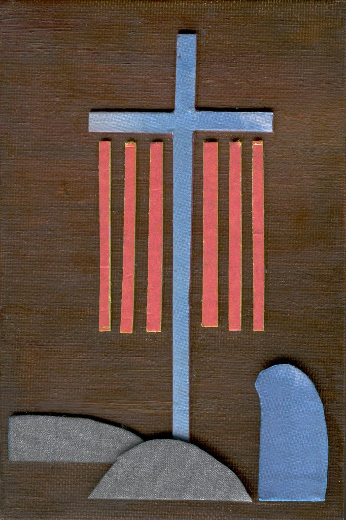 Kleine Kreuzcollage Nummer 111 von Carsten Schneider