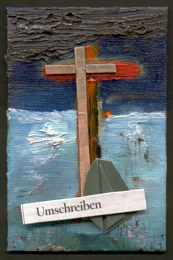 Kleine Kreuzcollage Nummer 114 von Carsten Schneider