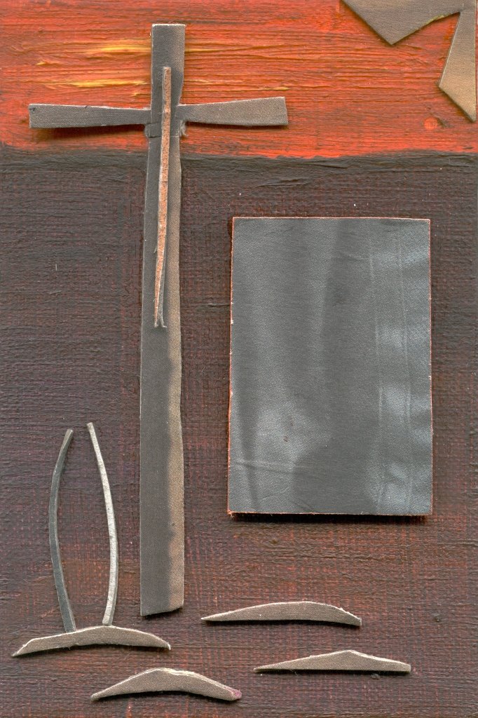 Kleine Kreuzcollage Nummer 116 von Carsten Schneider