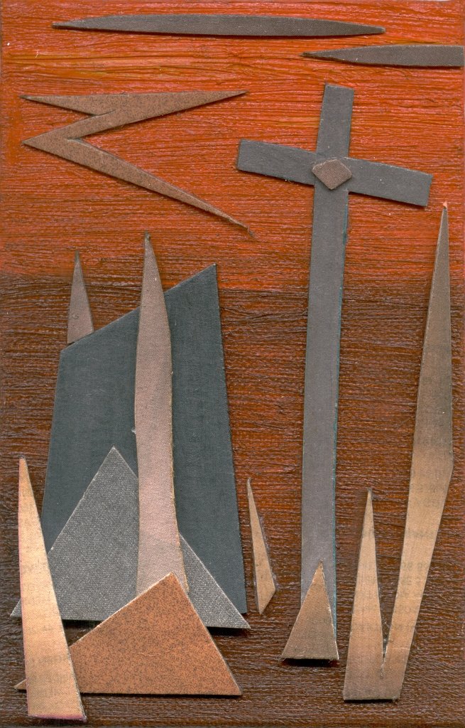 Kleine Kreuzcollage Nummer 117 von Carsten Schneider