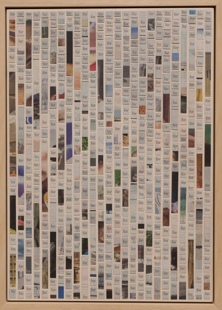 Collage aus dem Wort