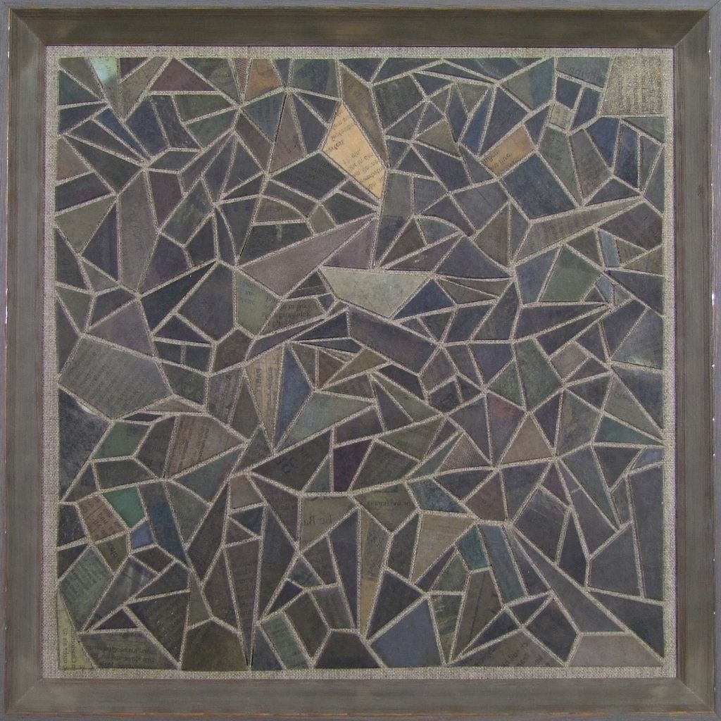 Dunkle Zeitungscollage von Carsten Schneider