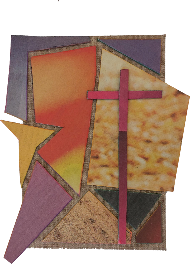 Kleine Kreuzcollage Nummer 119 von Carsten Schneider