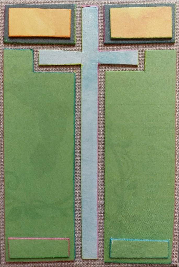 Kleine Kreuzcollage Nummer 121 von Carsten Schneider