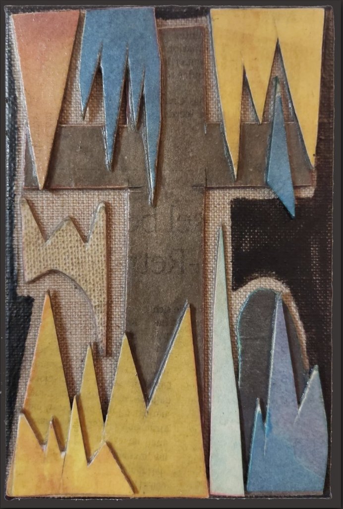 Kleine Kreuzcollage Nummer 123 von Carsten Schneider