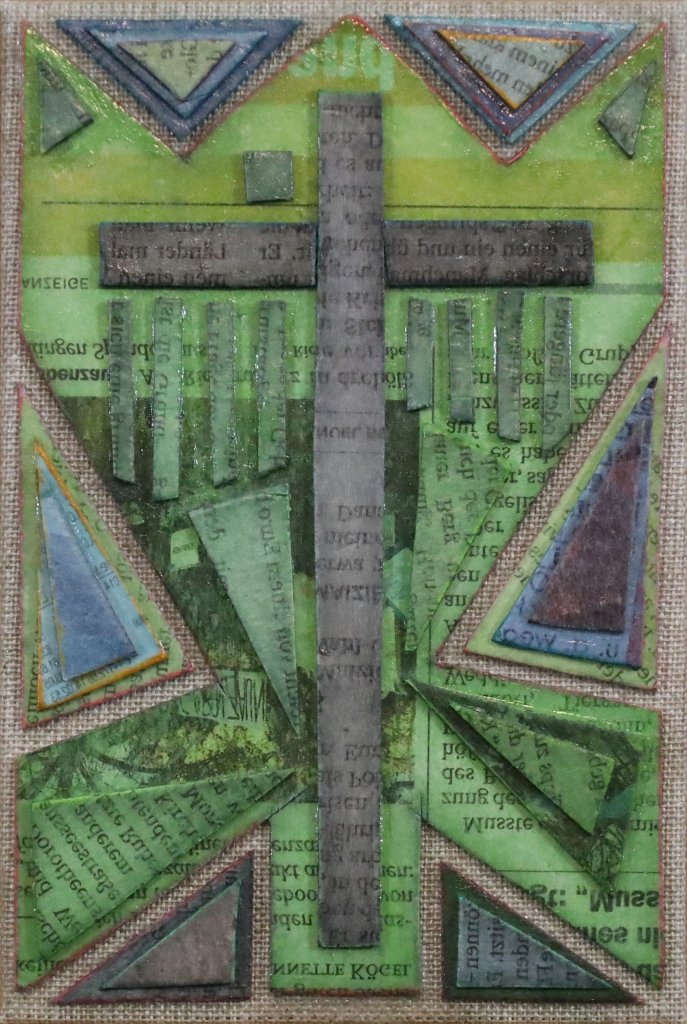 Kleine Kreuzcollage Nummer 125 von Carsten Schneider