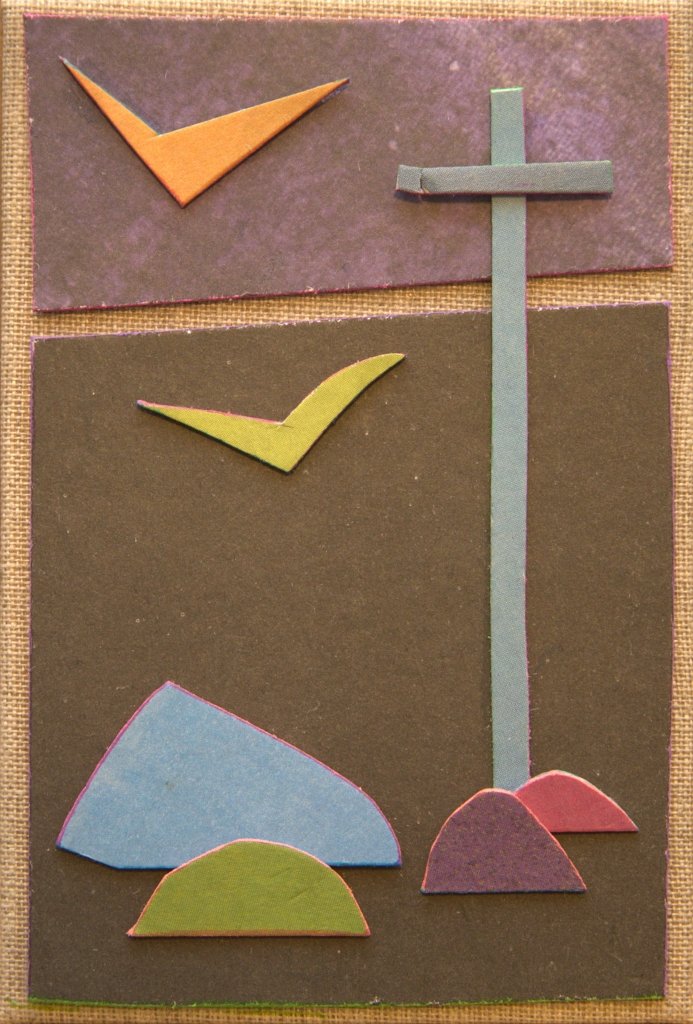 Kleine Kreuzcollage Nummer 127 von Carsten Schneider