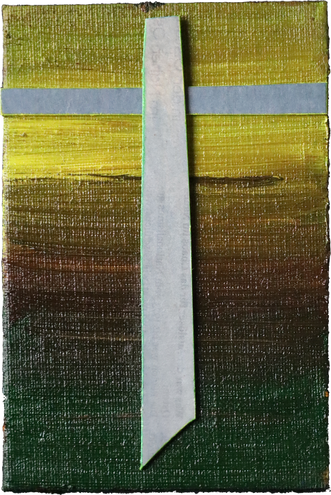 Kleine Kreuzcollage Nummer 133 von Carsten Schneider