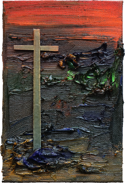 Kleine Kreuzcollage Nummer 137 von Carsten Schneider