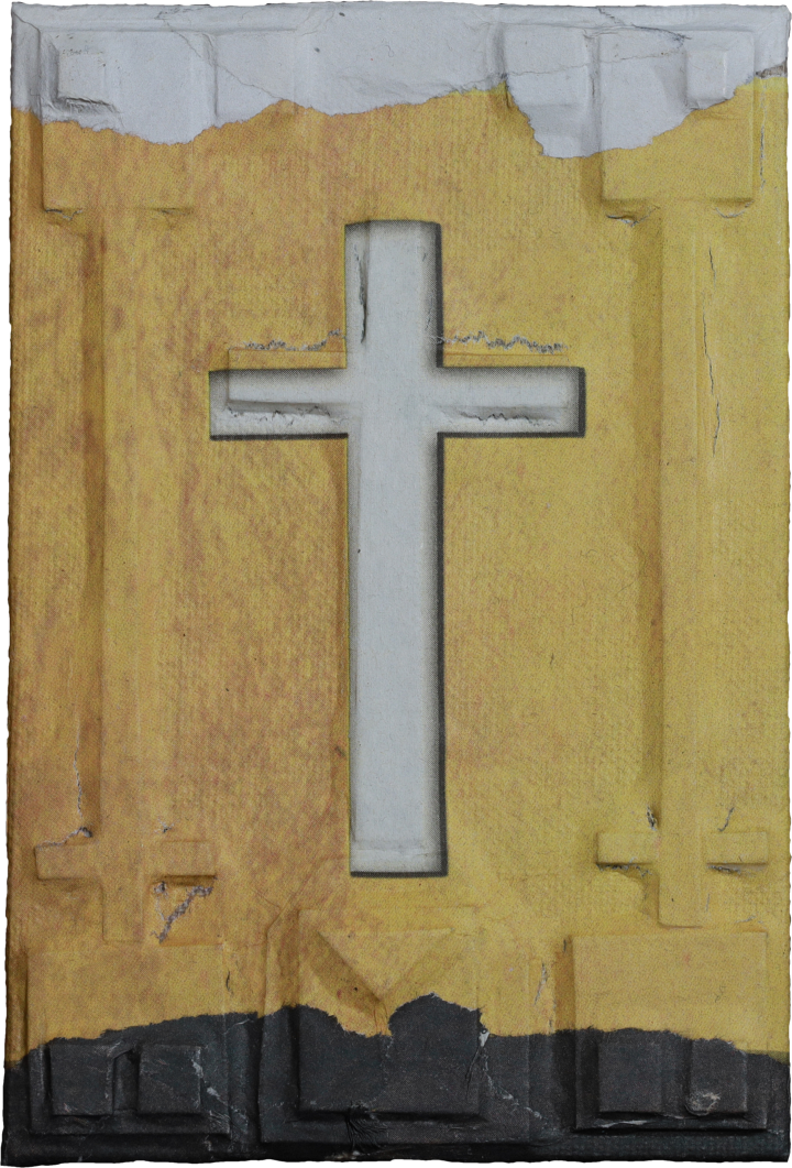 Kleine Kreuzcollage Nummer 139 von Carsten Schneider