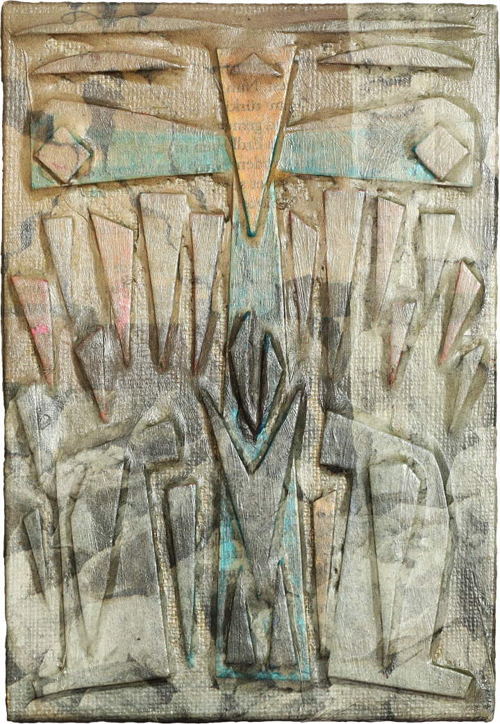 Kleine Kreuzcollage Nummer 145 von Carsten Schneider