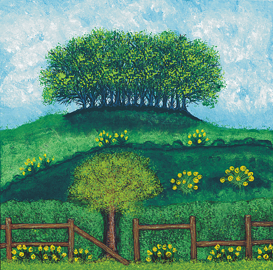 Seaford Beach - Fine Art Giclee Print by Brighton Artist Troy Ohlson created from Troys Original Acrylic and Collage Painting. All images are Troys intellectual property and subject to Copyright.