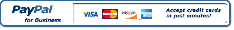 PayPal for Business accept credit cards banner