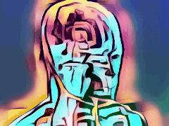 Migräne Anfall Attacke Migräne Symptome Gehirn brain gif Attacke