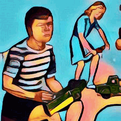 Depression Mobbing Depression Kinder kids child Mobbing