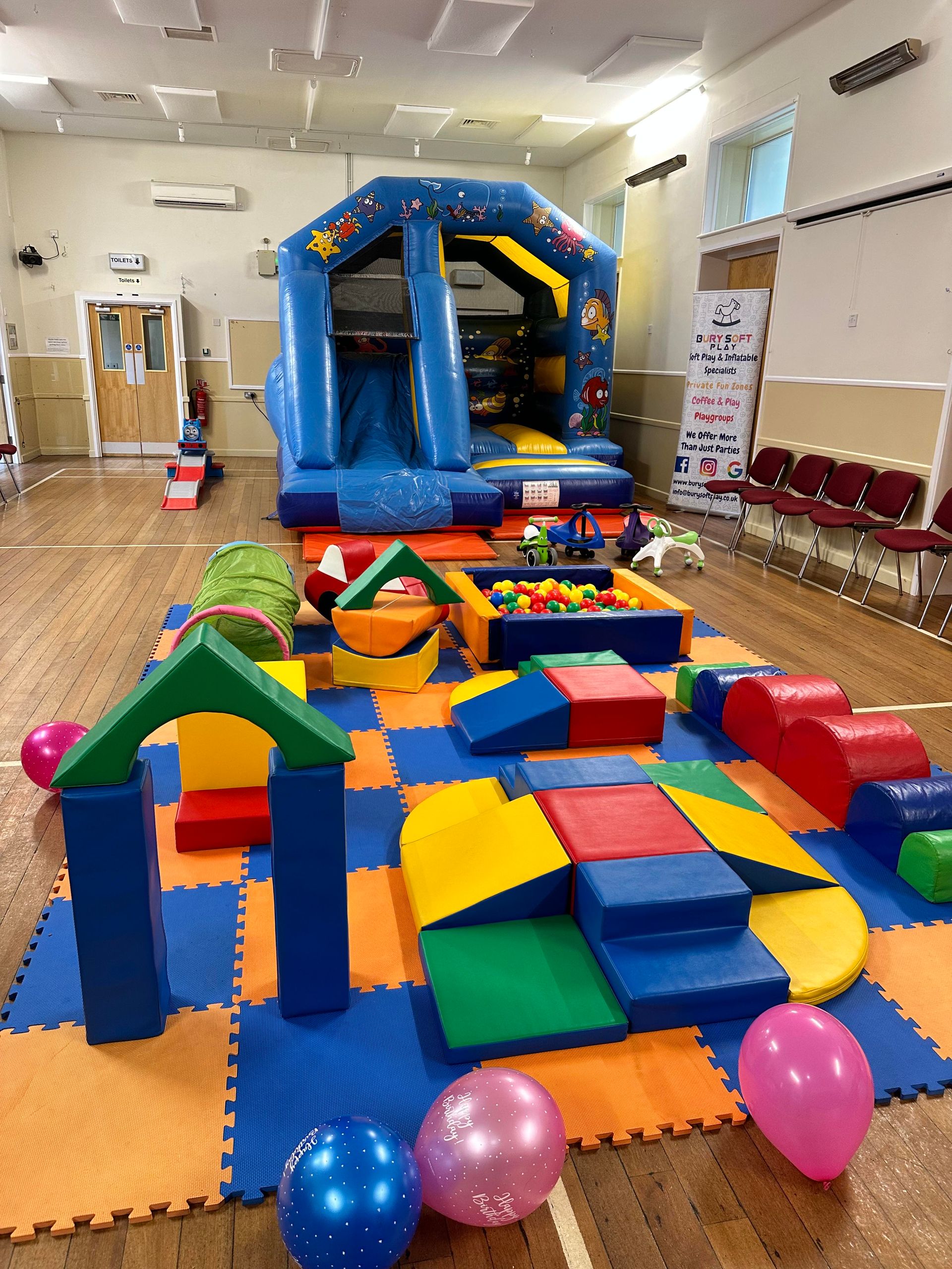 Soft play and inflatable hire in Bury St Edmunds Great Barton