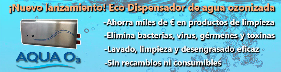 AQUA O3: Convierte el agua corriente en agua excepcional