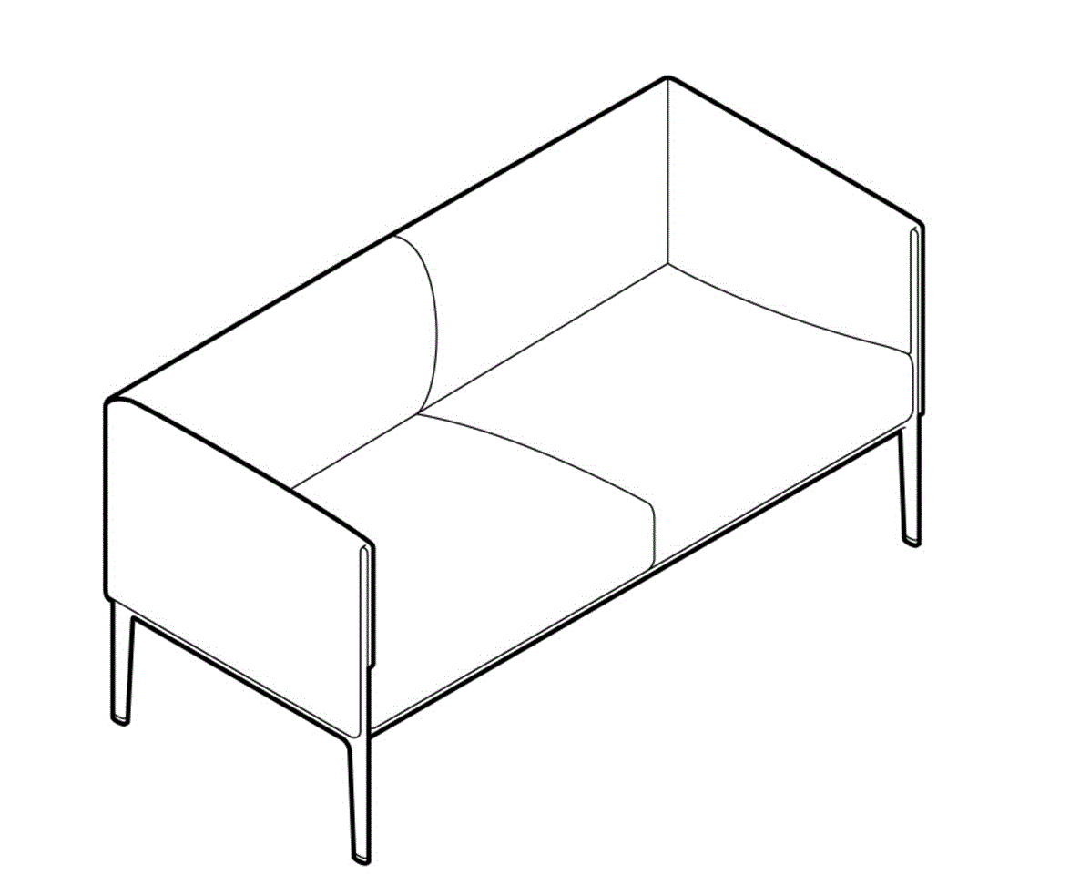 2 seater Sofa - Upholstery cleaning Berlin